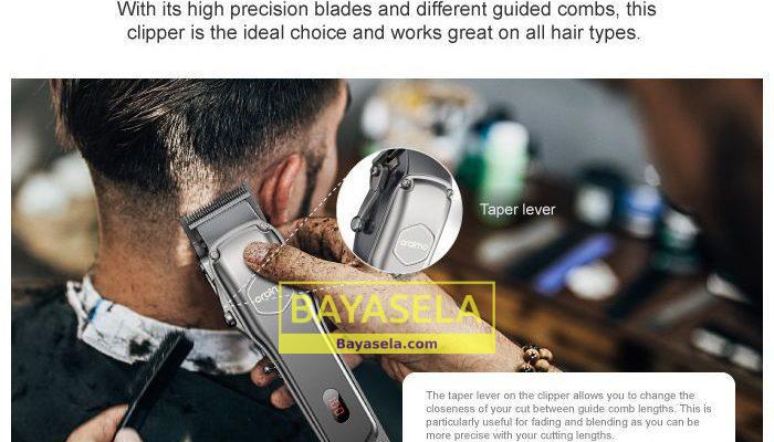 Professional Cordless Hair Clipper 150-min Working