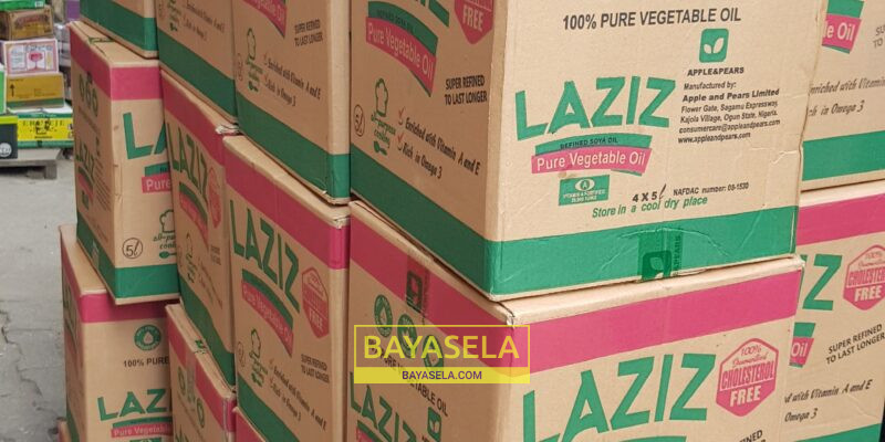 5 Litters Of Laziz Vegetable Oil And Other Sizes O