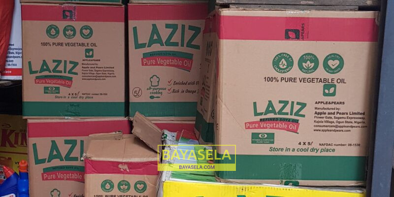 5 Litters Of Laziz Vegetable Oil And Other Sizes O