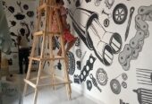 Mural, graffiti wall painting art