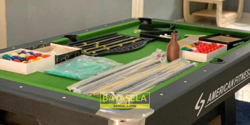 8ft Snooker Pool Table with double accessories