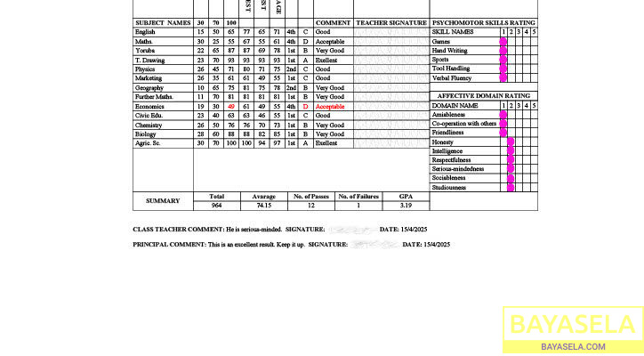 ResultSheets: School image promoting software