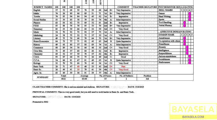 ResultSheets: School image promoting software