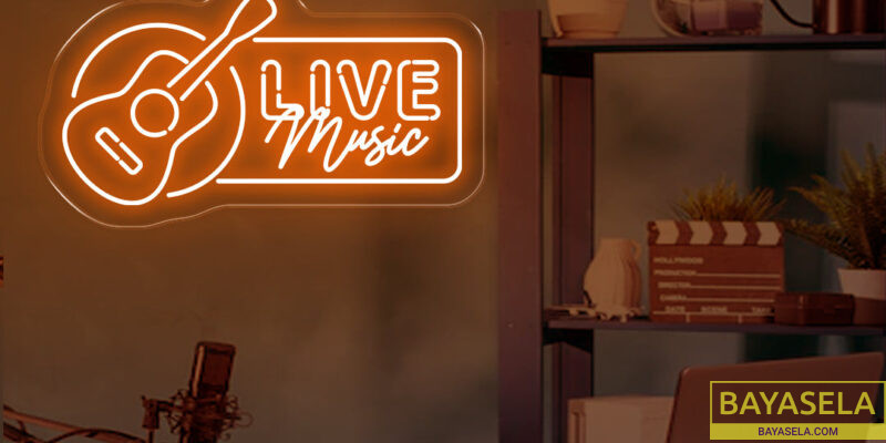 Brighten Your Venue with a Custom “Live Music” N