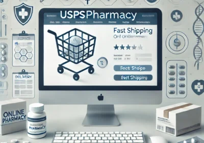 DALL·E-2025-01-01-20.54.38-A-professional-and-inviting-online-pharmacy-concept.-The-image-features-a-neatly-organized-desktop-computer-displaying-a-website-titled-USPSPharmacy