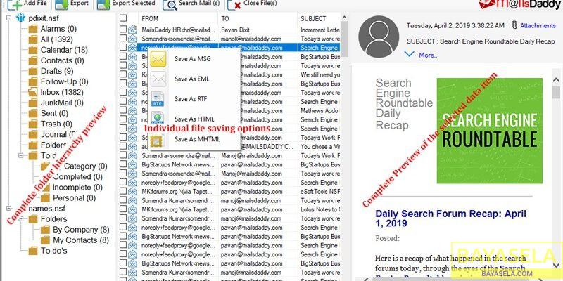 MailsDaddy NSF to PST Converter Tool